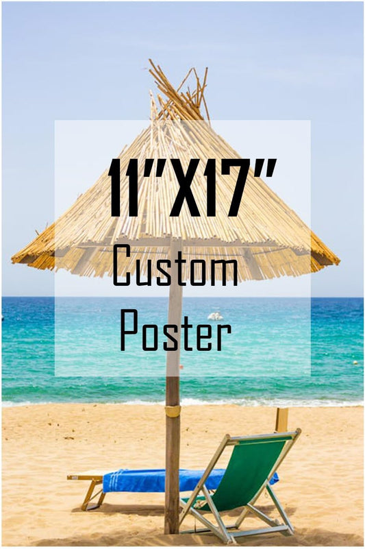 ZXDZSM Custom Canvas Poster - Personalized Photo Wall Art Print | Unframed 11" x 17" Size