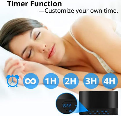 Magicteam White Noise Machine - 20 Soothing Sounds, Memory Function & 32 Volume Levels | AC/USB Powered