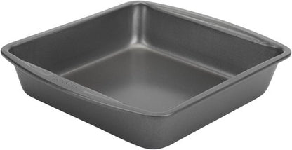 GoodCook Nonstick Steel Square Pan - 8-Inch Gray Kitchen Essential for Effortless Cooking