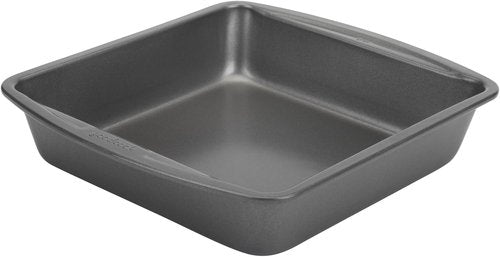 GoodCook Nonstick Steel Square Pan - 8-Inch Gray Kitchen Essential for Effortless Cooking