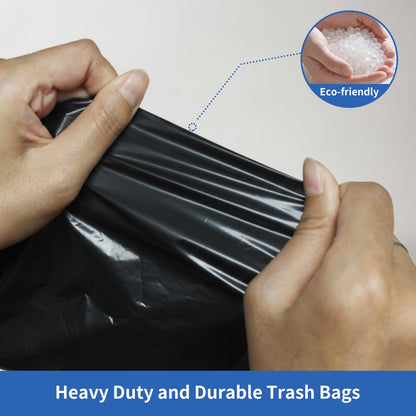 SurpOxyLoce 33 Gallon Multipurpose Tear-Resistant Trash Bags,Heavy Duty,Tastless and Black Garbage Bags(30 Count,80x100cm)