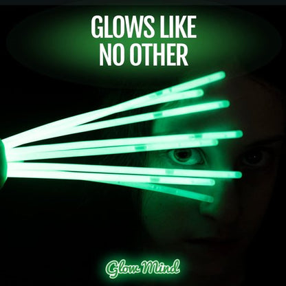 Glow Sticks Party Pack | 100 Ultra Bright Glow in the Dark Sticks with Bracelets & Necklaces