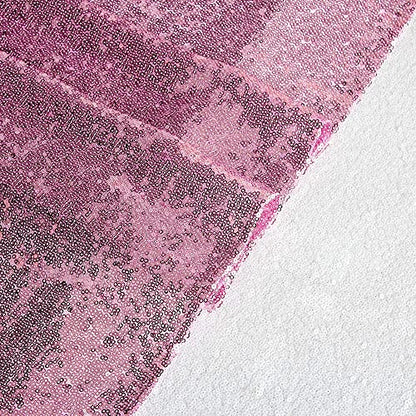 Pink Sequin Table Runner 12x72 Inches Pack of 2 Sparkly Party Decor