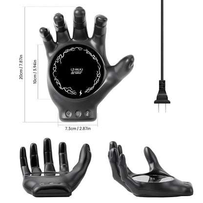 Devil's Hand Coffee Warmer with Mug Set - 3 Temp Settings, 8H Auto Shut Off, Black Variation: Black with a Mug