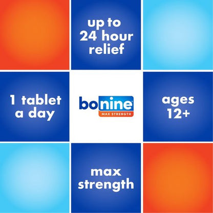 Bonine MAX Chewable for Motion Sickness Relief - with Meclizine HCL 50mg - Max Strength Formula to Treat Nausea or Motion Sickness - Cruise Essentials - Peppermint - 16 Chewable Tablets
