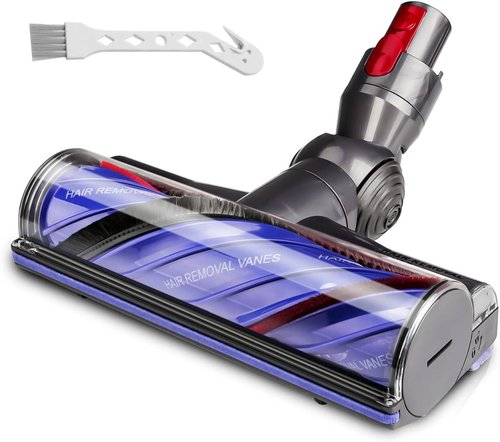 Lemige Vacuum Attachments - Replacement Head for Dyson V7, V8, V10, V11, V15 | Anti-Tangle Motor Brush