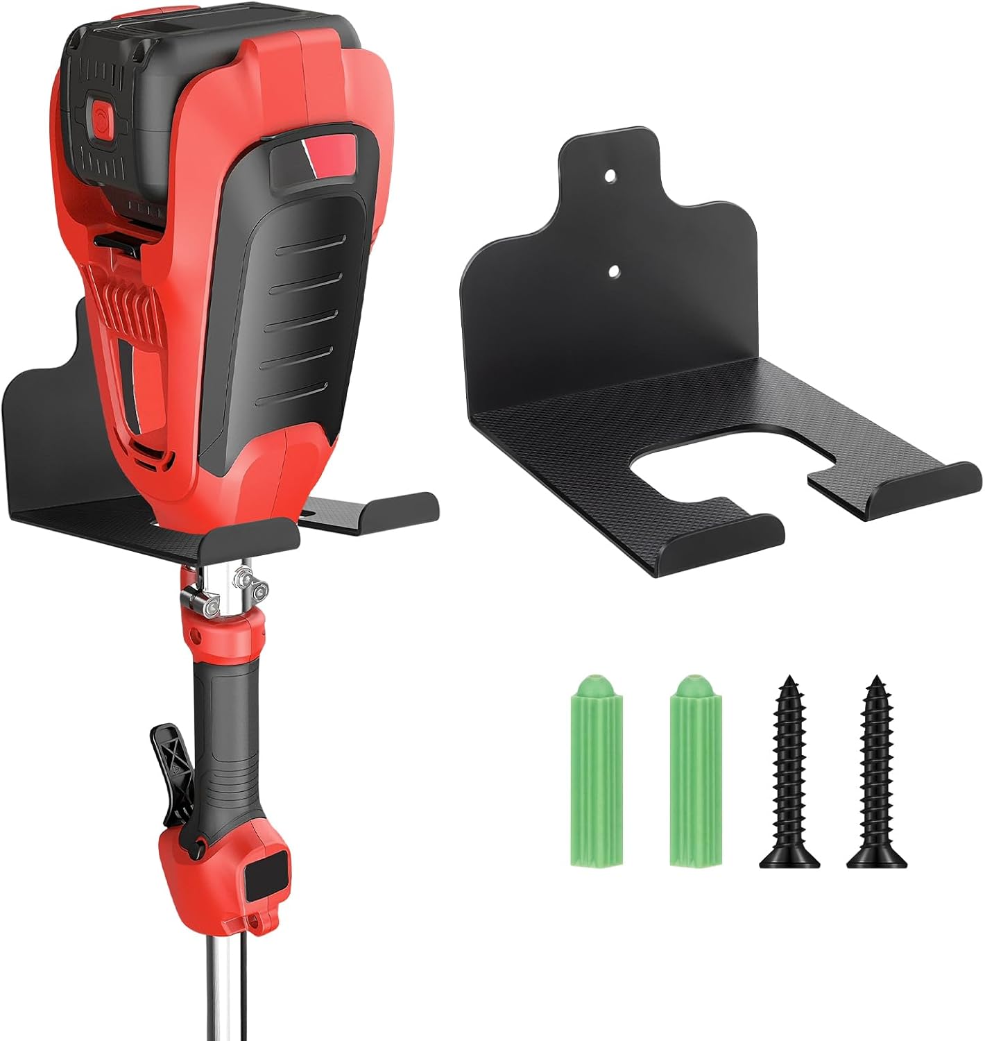 Weedeater Wall-Mounted Hanger - Garden Tool Holder for Weed Whackers & Trimmers | 1 Pack