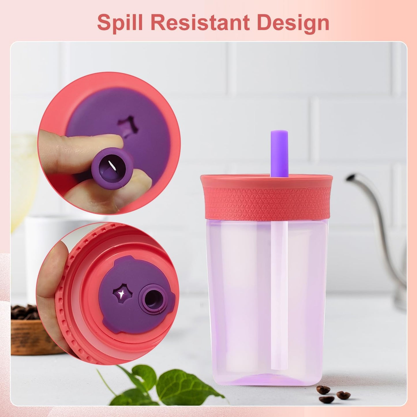 Owala | 2-Pack Replacement Lids for Kids Insulation Tumblers - Spill Resistant, BPA-Free, Dishwasher Safe