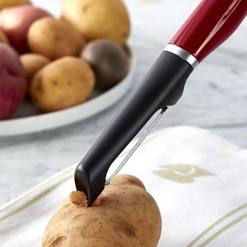 KitchenAid Euro Peeler - Gourmet 8.7-Inch Design in Vibrant Red for Effortless Peeling