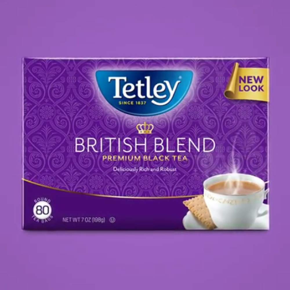 Tetley British Blend Premium Black, 80 Count Tea Bags