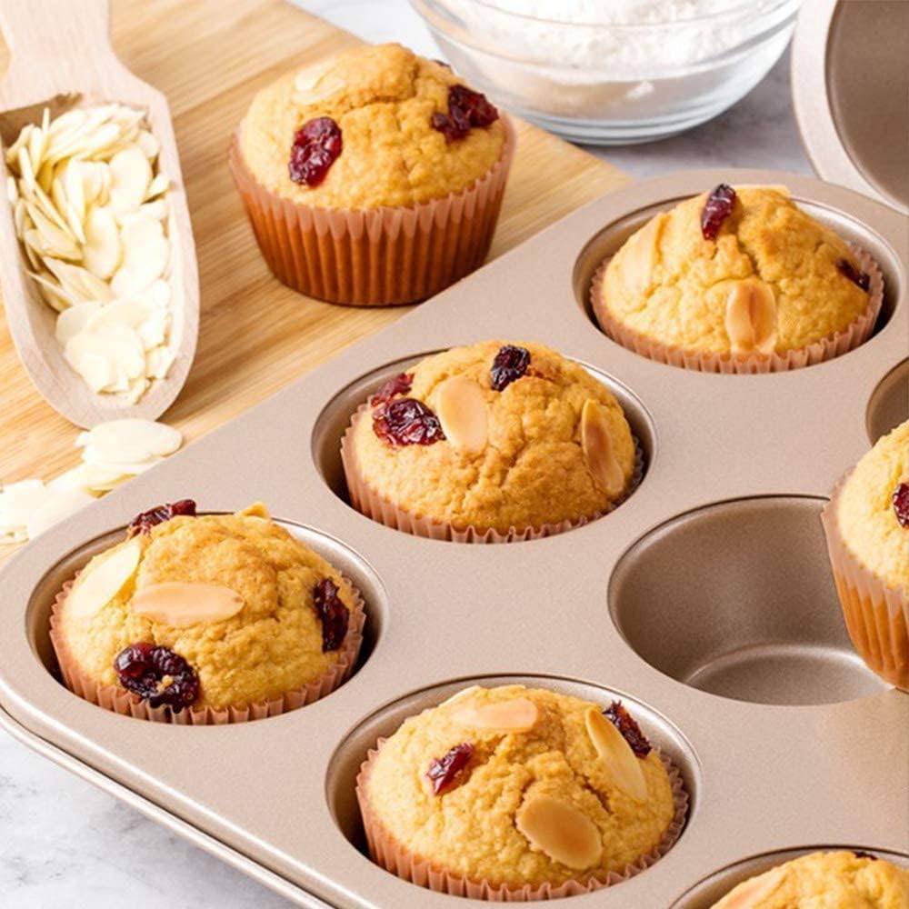 Regine Switzerland 600 Count Natural Cupcake Liners - Food-Grade Greaseproof Baking Cups | No Smell Muffin Wrappers for Events