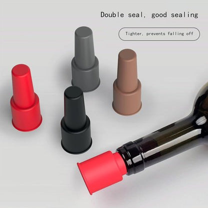 8 Pcs Silicone Seal Stopper for Wine Bottles，Reusable Champagne Wine Bottle Stopper，Wines Plug for Keeping Wines Champagne Fresh Home Use