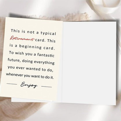 Funny Retirement Card for Women Men, Best Farewell Gifts for Coworkers, Coworker Leaving Card, Happy Retirement Gifts for Retired Friends Boss Teachers Nurses Dad Mom