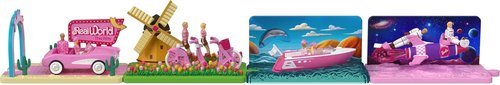 Barbie Mini Vehicle Collection - Includes 2 Dolls & Movie-Inspired Vehicles | Perfect for Playtime Fun