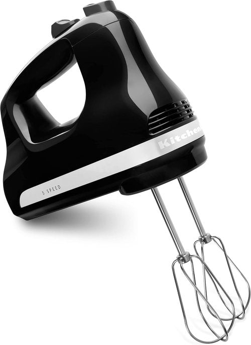 KitchenAid Hand Mixer - 5-Speed Ultra Power | Onyx Black, Perfect for Baking and Cooking