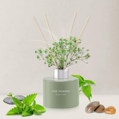 L'odeur Vill Flower Reed Diffuser Set 3.38fl oz/Vanilla Bathroom Diffuser Self Decor Home Fragrance