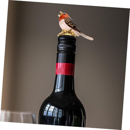 Bird Design Pourer Multi-functional Wine Bottle Pourer Sealers Zinc Alloy Wine Spout