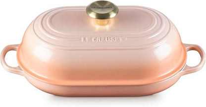 Le Creuset Enameled Cast Iron Oval Bread Oven - 11.5 Inch, Elegant Peche Color