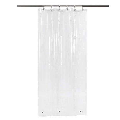 Barossa Design Narrow Shower Curtain Liner with 3 Magnets - Waterproof PEVA Shower Liner for Small Bathroom Stall, PVC Free, Metal Grommets - Clear, 32X72