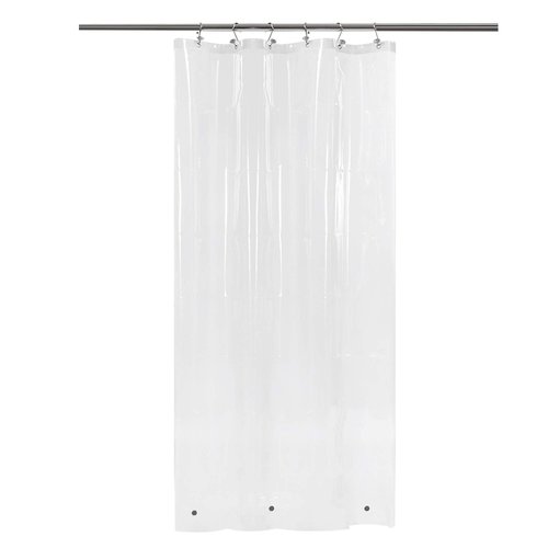 Barossa Design Narrow Shower Curtain Liner with 3 Magnets - Waterproof PEVA Shower Liner for Small Bathroom Stall, PVC Free, Metal Grommets - Clear, 32X72