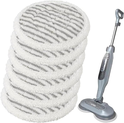 Shark Replacement Steam Mop Pads - Compatible with S7000 Series | 6-Pack for All-in-One Cleaning