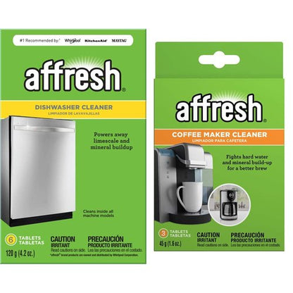 Affresh Dishwasher and Coffee Maker Cleaners | 6 Dishwasher Tablets + 3 Coffee Maker Tablets