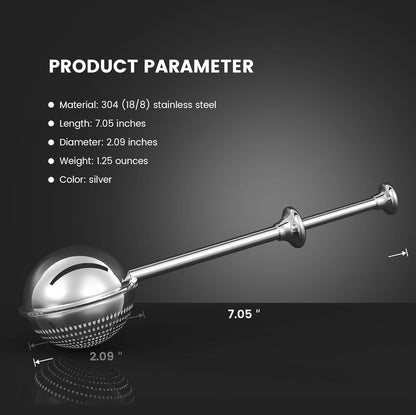 Skiennix Flour Sifter - One-Handed Stainless Steel Baking Tool for Flour, Sugar & Spices