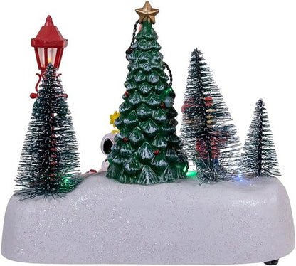 Kurt Adler Lighted Animated Musical Caroling Choir Table Piece - Festive Holiday Decor