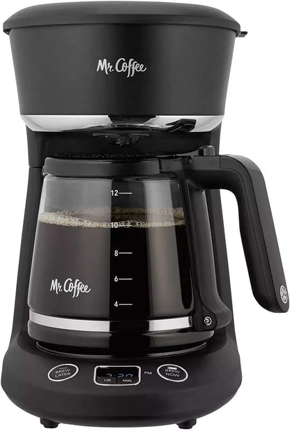 Mr. Coffee® 12-Cup Programmable Coffeemaker - Brew Fresh Coffee Anytime | Easy-to-Use Design