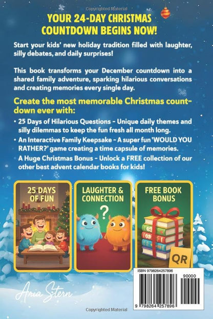 Would You Rather? Advent Calendar Book - 24-Day Countdown of Fun Games & Tricky Questions for Kids Ages 7-13