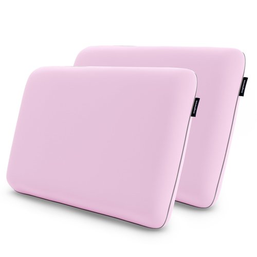 Imaginarium Memory Foam Fun Pillow with Cool-to-The-Touch Cover 2-Pack (Pale Pink), Standard