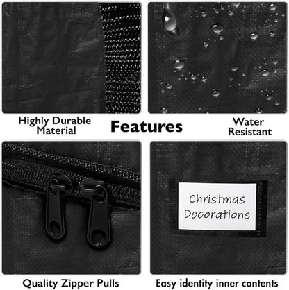 ClearSpace Oversized Moving Bags - Heavy-Duty Storage Bags with Backpack Straps & Zippers | 8 Pack for Easy Moving