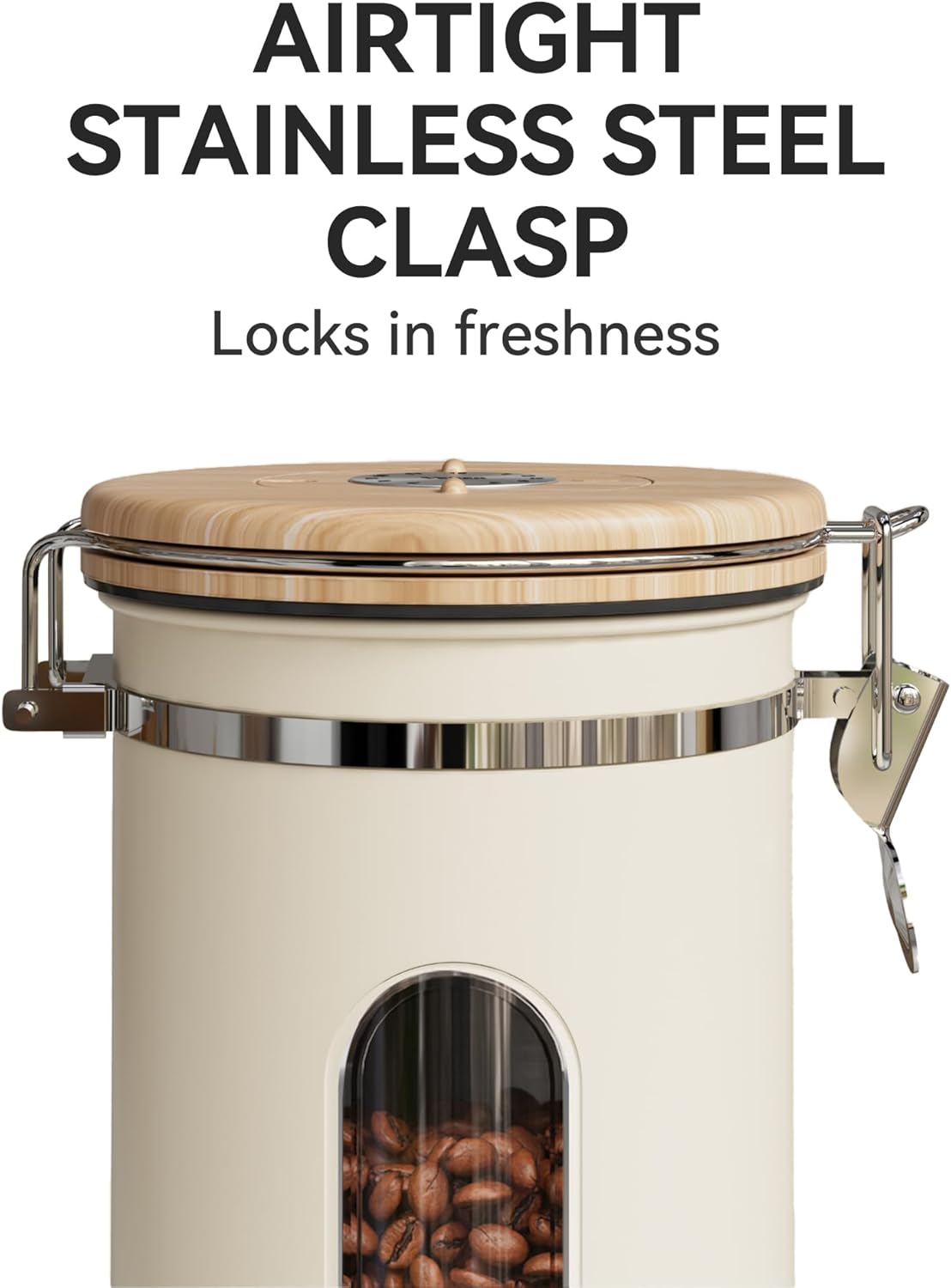 Veken French Press 34oz - Dark Pewter Coffee Maker with 22oz Cream Canister for Fresh Brews