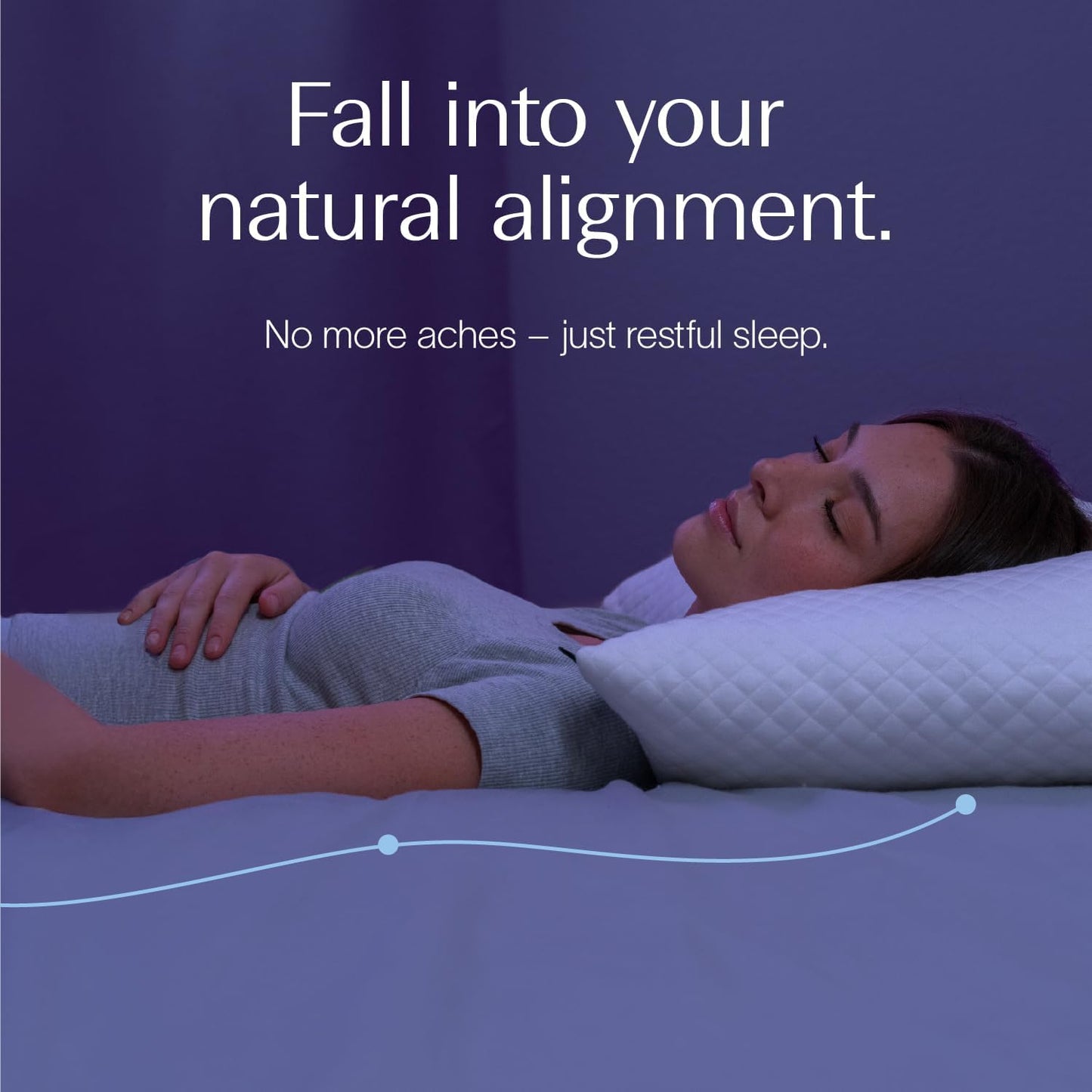 DreamyBlue Signature Pillow - Adjustable Loft Shredded Memory Foam for All Sleep Positions | Washable Bamboo Rayon Cover | CertiPUR-US Certified (Queen)