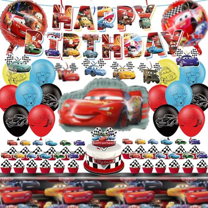 Party Decorations Set with Balloons for Birthday Celebration