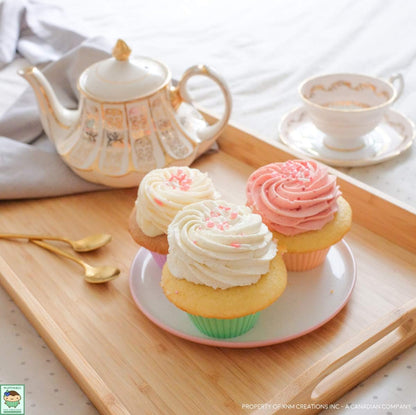 XNM Creations Silicone Cupcake & Muffin Liner Molds - Premium Grade Baking Cups, Pastel, Pack of 24