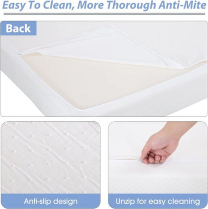 BestMassage 6-Inch Gel Memory Foam Mattress - Medium Firm Feel | CertiPUR-US Certified | Pressure Relief & Cooling Comfort