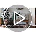 Christmas Faux Fur Pillow Covers 18x18 Inch Set of 2 White Black Holiday Decor