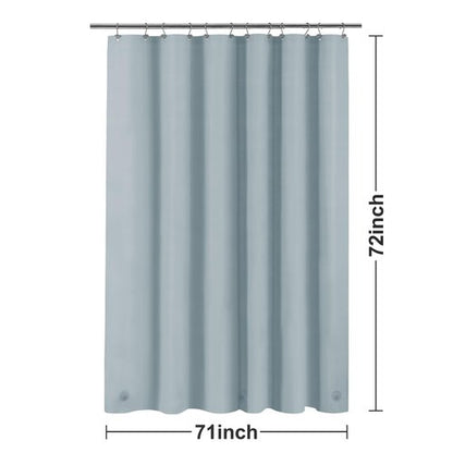Barossa Design Shower Curtain Liner - Premium PEVA Shower Liner for Bathroom, BPA & PVC Free, No Chemical Smell, Lightweight Standard Size Bath Curtain with 3 Magnets, Metal Grommets - Stone Blue