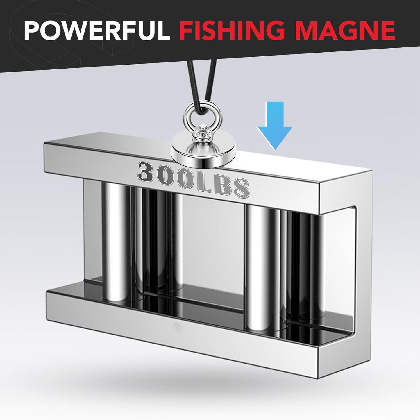 N52 Magnetic Hooks by [Brand Name] - 30lbs Pulling Force Rare Earth Magnet with Countersunk Eyebolt