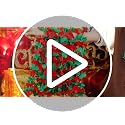 Christmas Leis 24 Pack Red and Green Flower Hawaiian Party Decorations - Festive Holiday Accessories