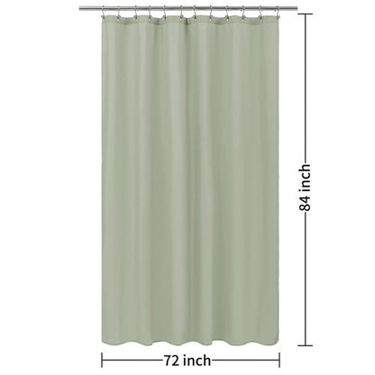 ALYVIA SPRING Extra Long Fabric Shower Curtain Liner Waterproof - 72" x 84", Soft & Lightweight XL Shower Curtain with 3 Magnets, Machine Washable - 72x84, Desert Sage