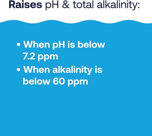 HTH 67058 pH Up Swimming Pool Care - Raises pH Levels | 4 Lbs of Essential Chemicals