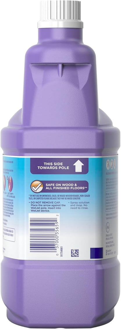 Swiffer WetJet Antibacterial Floor Cleaning Solution - All-Purpose Multi-Surface, Fresh Citrus, 1.25L