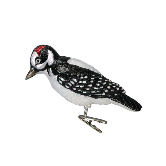 Old World Christmas Ornaments: Bird Watcher Collection Glass Blown Ornaments for Christmas Tree, Woodpecker