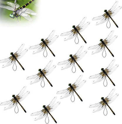 Dragonfly | Realistic 3D Bug Repellent Clips - Outdoor Decor for Garden & Camping