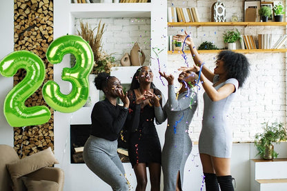 Numbers Balloon - 40 Inch Large Light Green 3 Balloon for Birthday Decor | Perfect for Three-Year-Old Celebrations