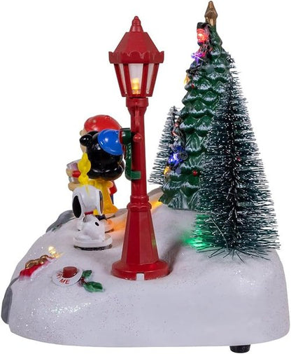 Kurt Adler Lighted Animated Musical Caroling Choir Table Piece - Festive Holiday Decor