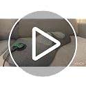 Dark Gray 3-in-1 Electric Lumbar Support Pillow with Heat & Vibration