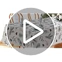 Winter Pine Tree Leaves Square Tablecloth 70x70 Inch - Pine Cone & Leaves Pattern, 70" x 70"
